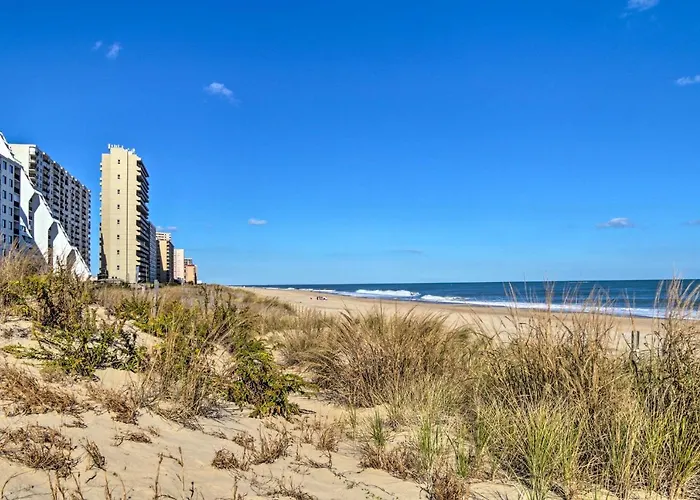 Steps To Beach Scenic Condo In Ocean City!