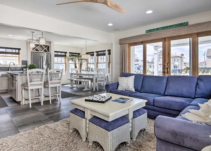 Dock Access: Waterfront Ocean City Home Near Beach