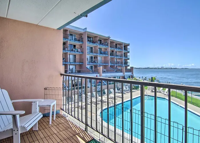 Waterfront + Pool! Ocean City Condo 1 Mi To Beach