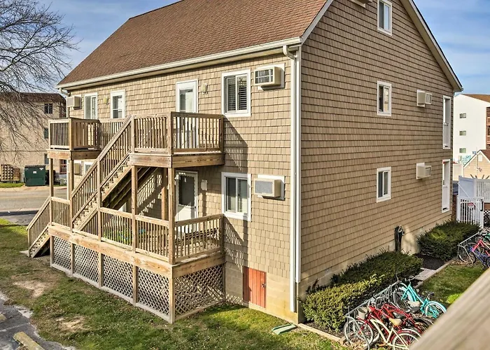 Ocean City Beach Condo W/ Private Balconies!