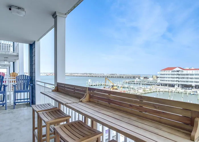 Steps To Bay! 4Th-Floor Ocean City Inlet Escape