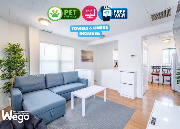 Modern 2Br Ocean Block Apt Walk To The Beach
