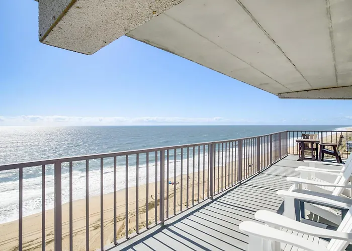 Heated Pool + Views: Beachfront Ocean City Gem
