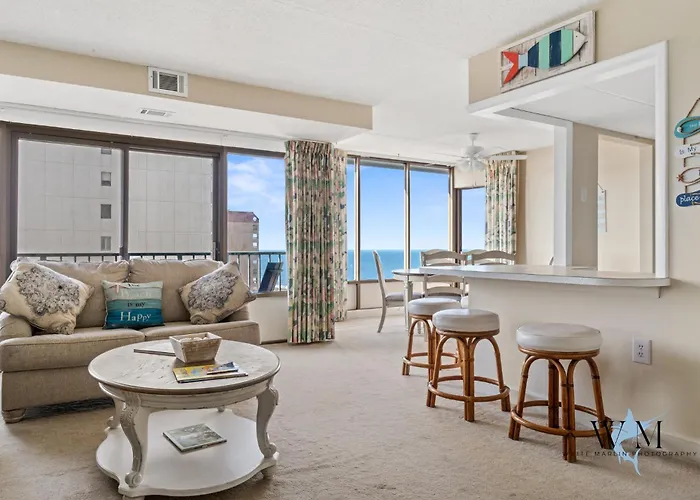 Ocean Front 2 Bedroom Condo At The Capri W Indoor And Outdoor Pool, Tennis Courts, Gym And More!