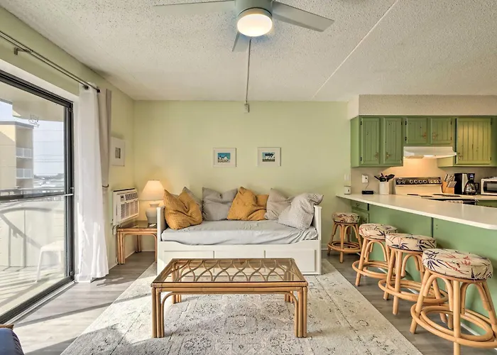 Steps To Ocean City Beach Condo With Balcony