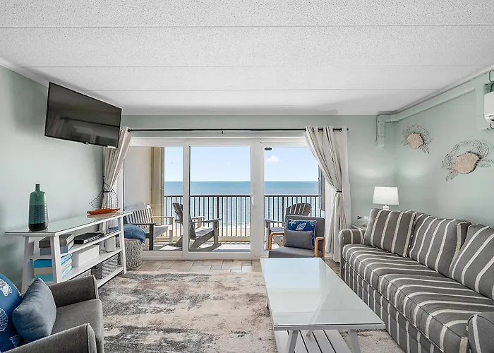 Ocean Front 1 Bedroom Condo With Outdoor Pool In Sandpiper Dunes!