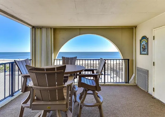 Huge Ocean Front Balcony From This 2 Bedroom!