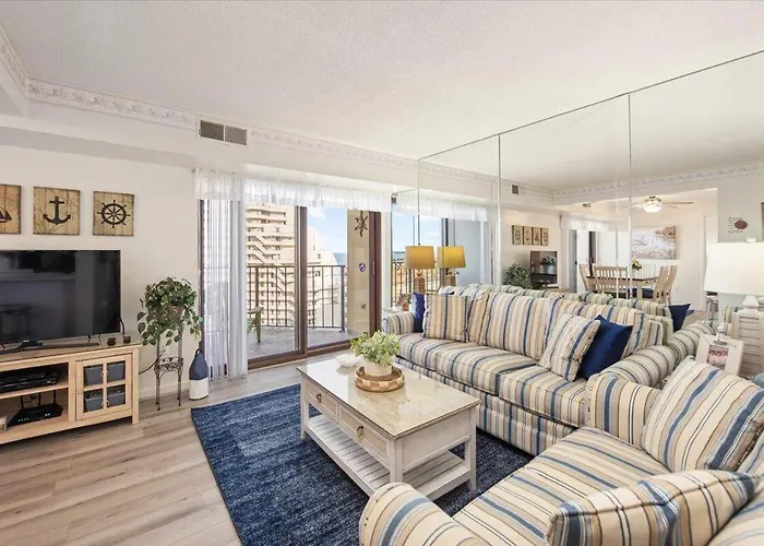 Lovely 2 Bedroom 9400 Condo With Side Ocean View & Outdoor Pool!