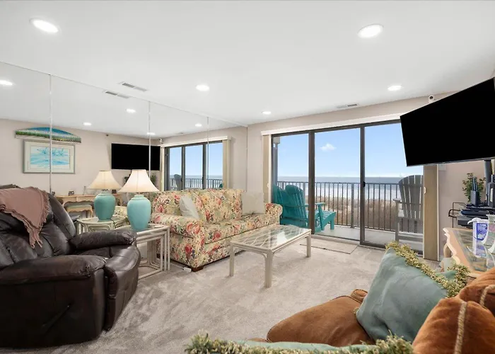 Gorgeous 3 Bedroom Ocean Front Condo In Sandy Square!