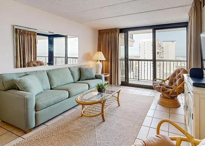 Beachfront Condo With Balcony Pools Game Room Tennis Sauna & Gym