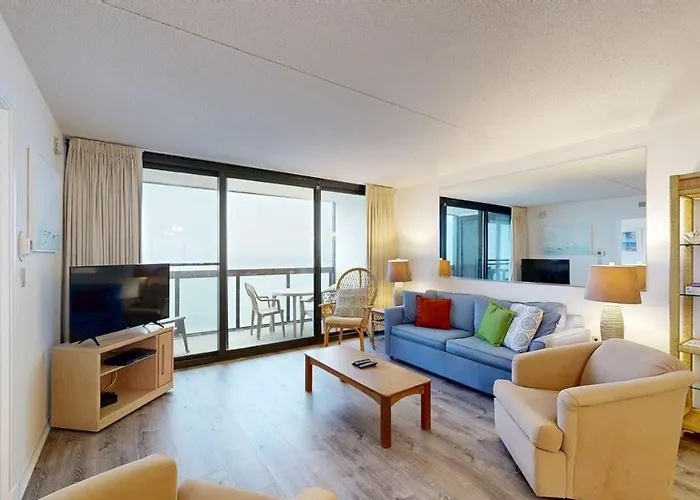 Beachfront Condo With Balcony Ac Washer & Dryer Pools & Game Room