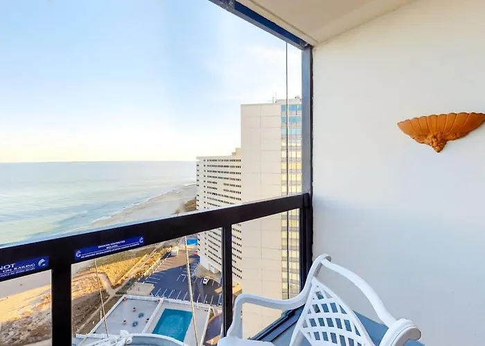 Beachfront Condo With Balcony Ac Pools Gym & Sauna