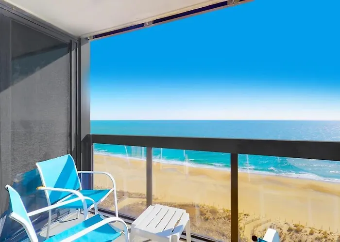Incredible Waterfront Condo With Furnished Balcony Beach Views Pools & Gym
