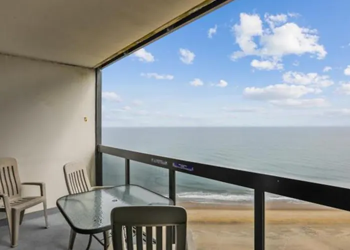 Affordable Beachfront Condo With Balcony Washer & Dryer Ac Pools & Game Room