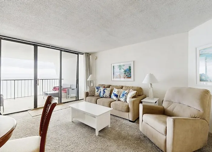 Oceanfront Condo With A Shaded Balcony Ac Wifi Laundry & Shared Pool