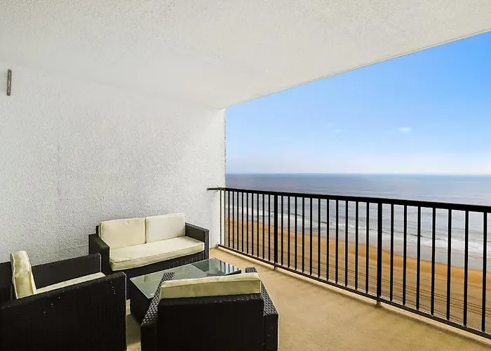 Oceanfront Condo With Ocean View Private Washer & Dryer Central Ac And Pool Access