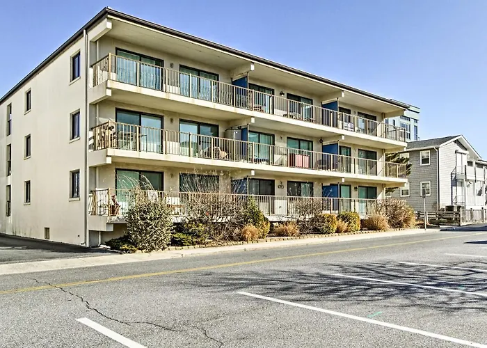 Walk To The Beach Ocean City Condo With Balcony